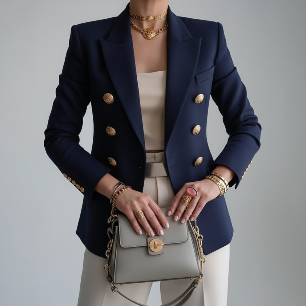 R&B | Damen Doppelreihiger Blazer