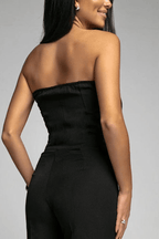 R&B | Elegantes Strapless Jumpsuit Damen Satz
