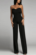 R&B | Elegantes Strapless Jumpsuit Damen Satz