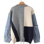 R&B | Fröhlicher Patchwork-Pullover für Frauen