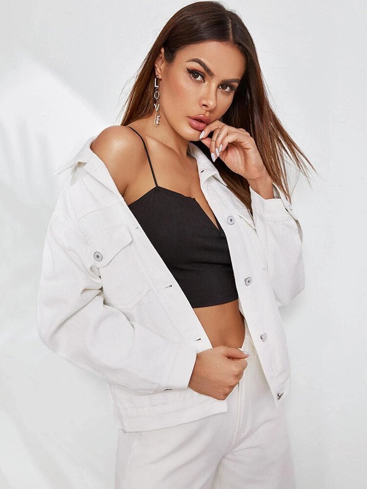 R&B | Schicke Weiße Jacke - Stylisch und Bequem