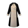 R&B | Stilvolle Damen Woll Patchwork Trenchmantel