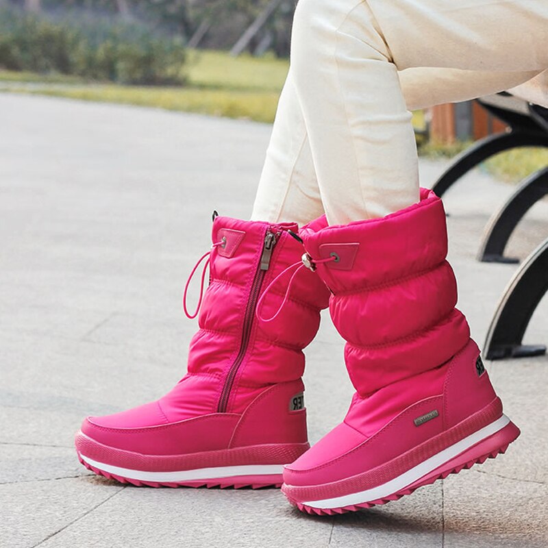 R&B | Damen wasserdichte Schneestiefel