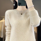 R&B | Klassischer Strukturiert Gestrickter Pullover