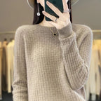 R&B | Klassischer Strukturiert Gestrickter Pullover