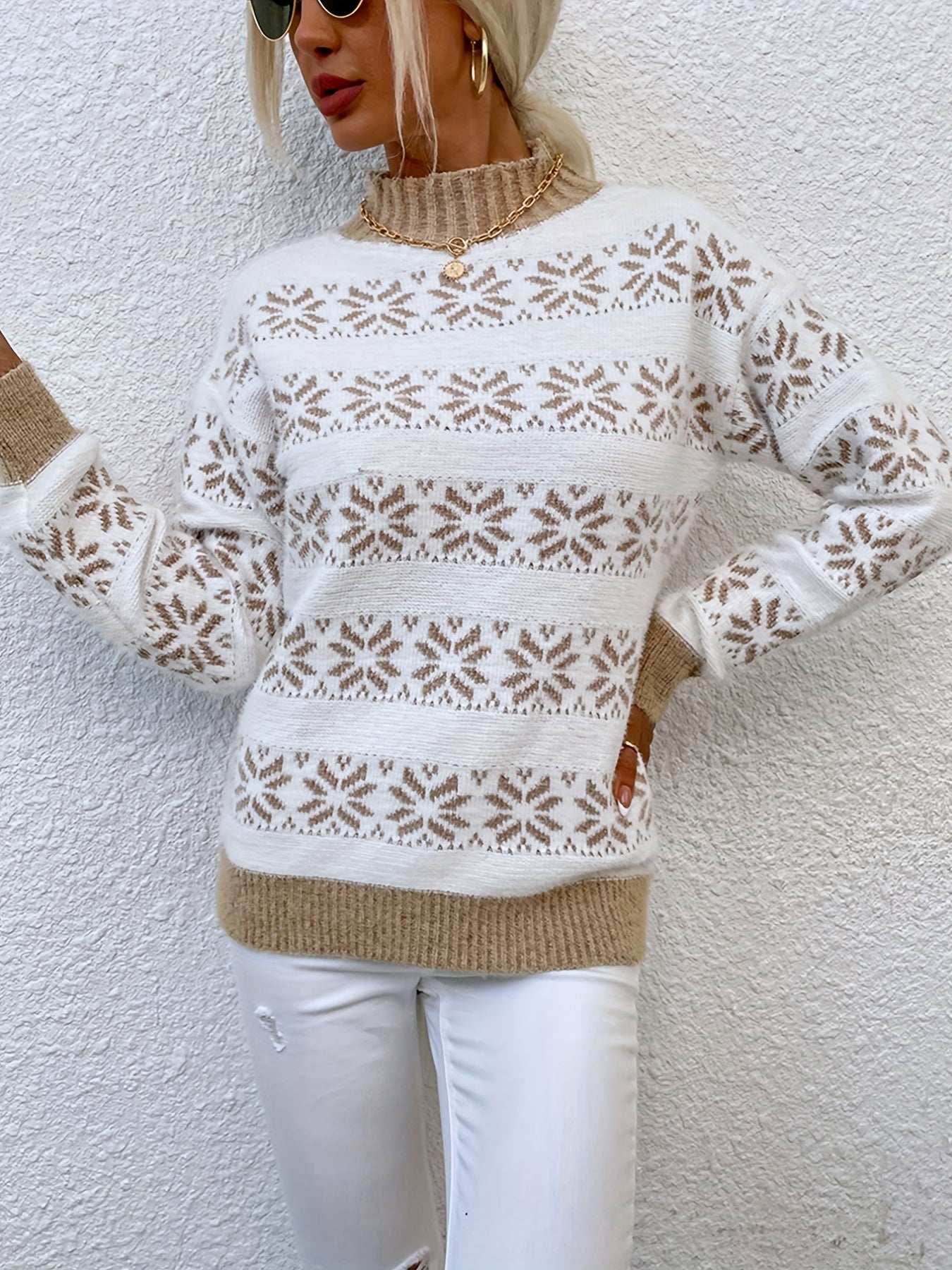 R&B | Weihnachtsmuster Pullover