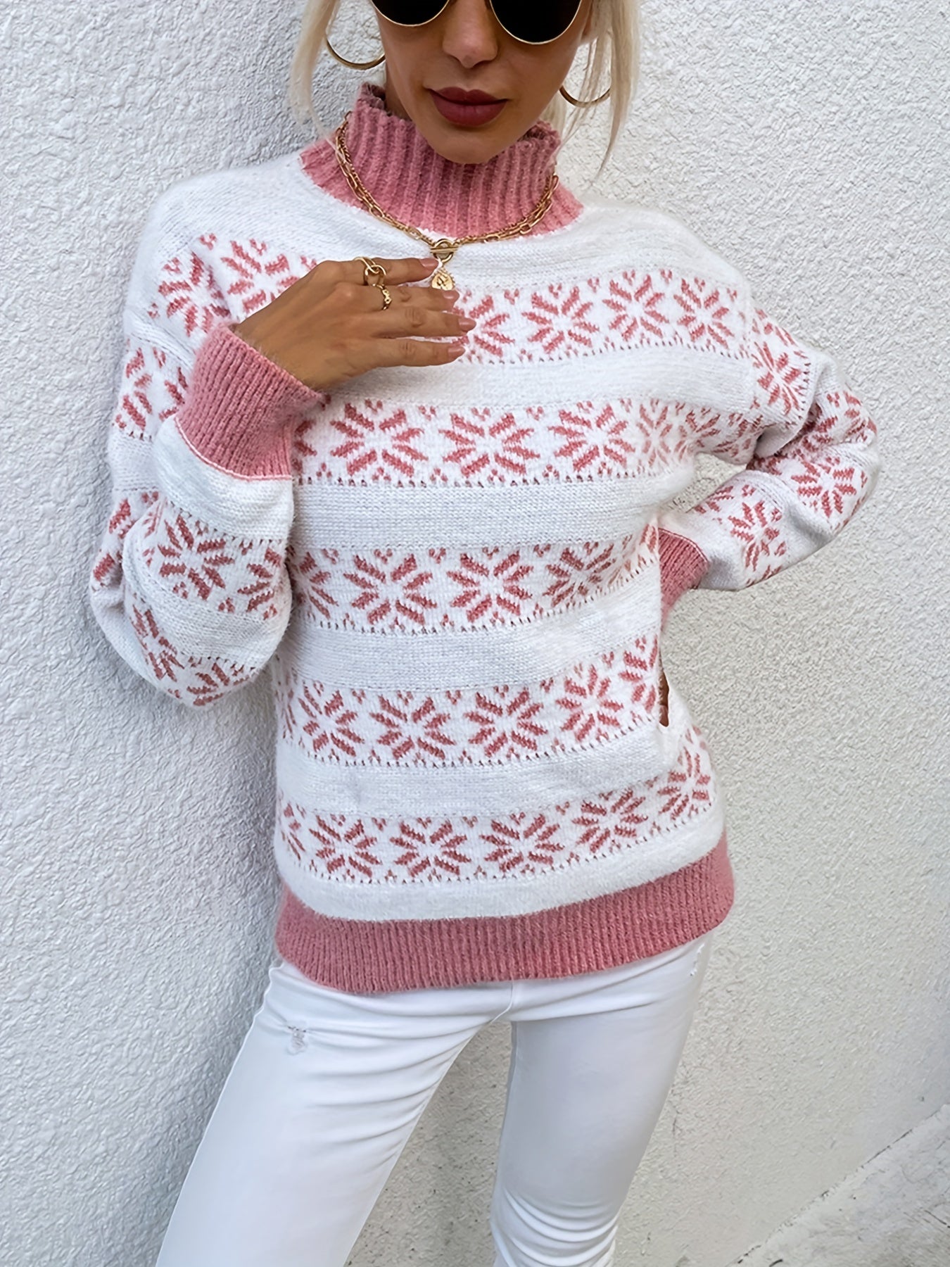 R&B | Weihnachtsmuster Pullover