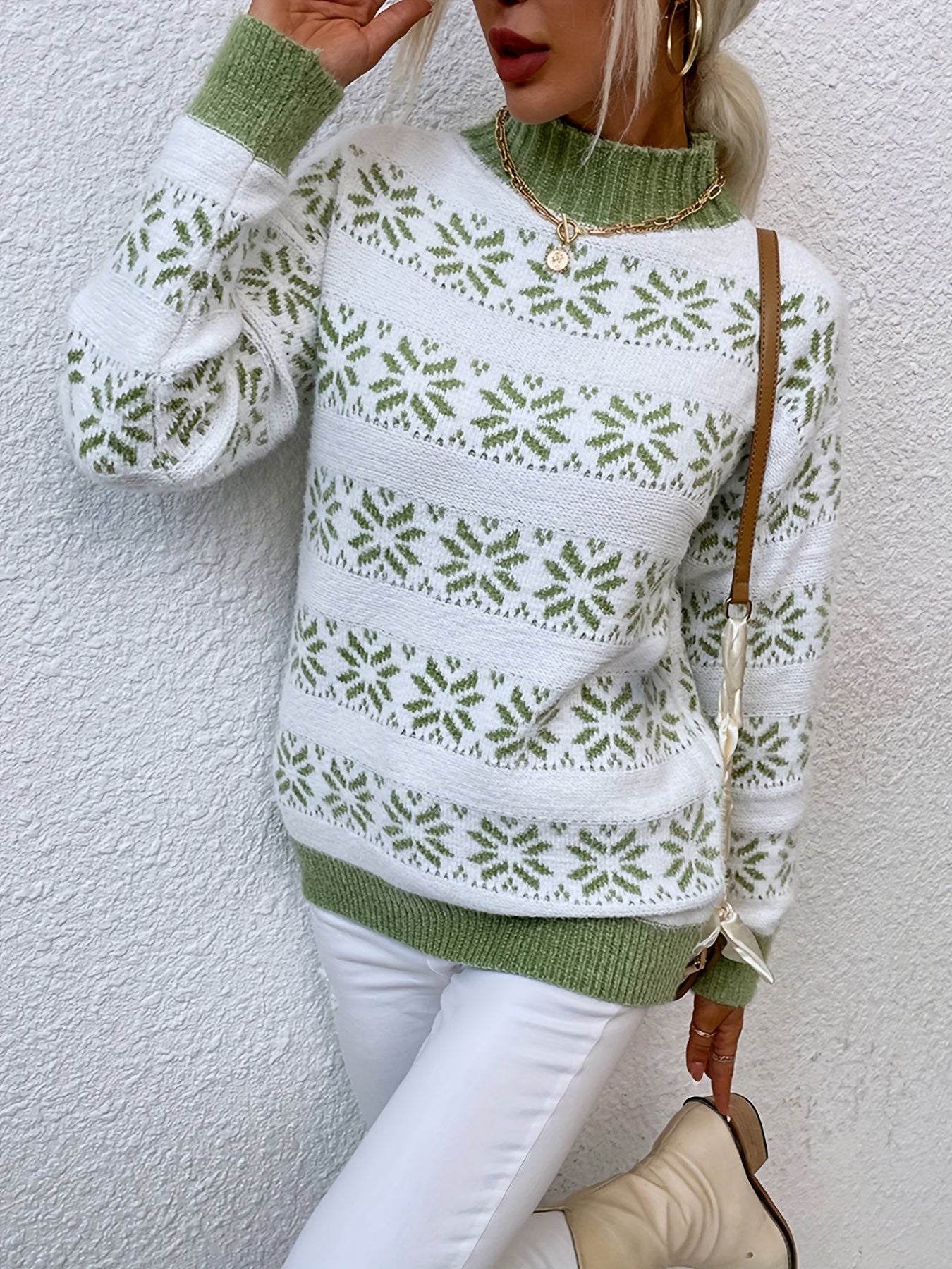 R&B | Weihnachtsmuster Pullover