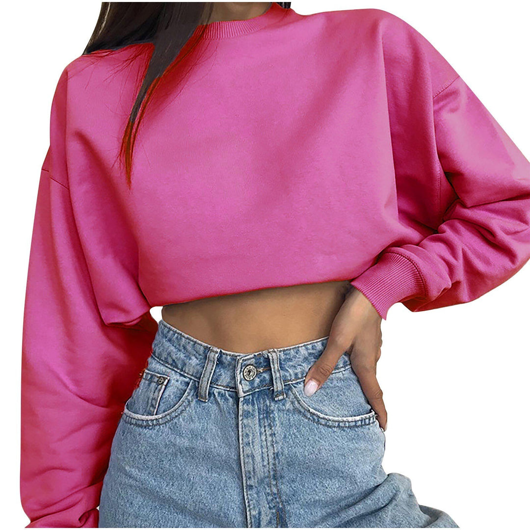 R&B | Gekürzter Langarmpullover für Frauen
