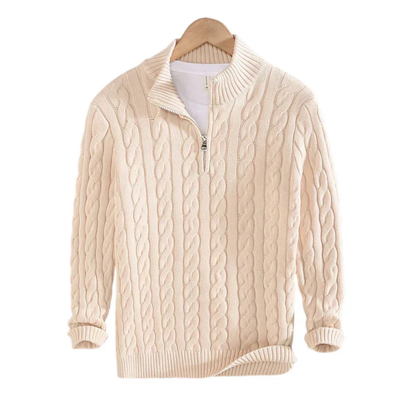 R&B | Klassischer Kabelstrickpullover für Männer