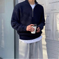 R&B | Klassischer Halbzip Herrenpullover
