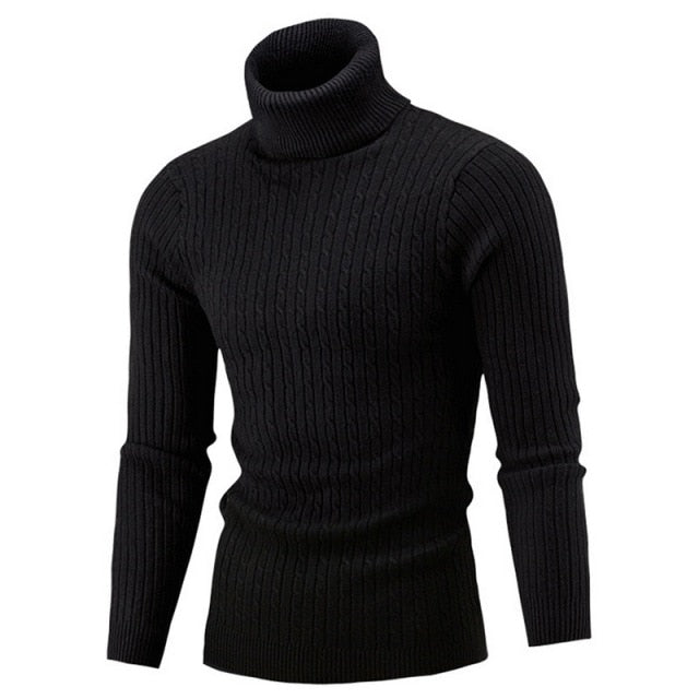 R&B | Klassischer Herrenrollkragenpullover