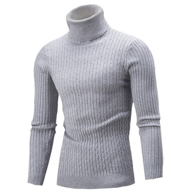 R&B | Klassischer Herrenrollkragenpullover