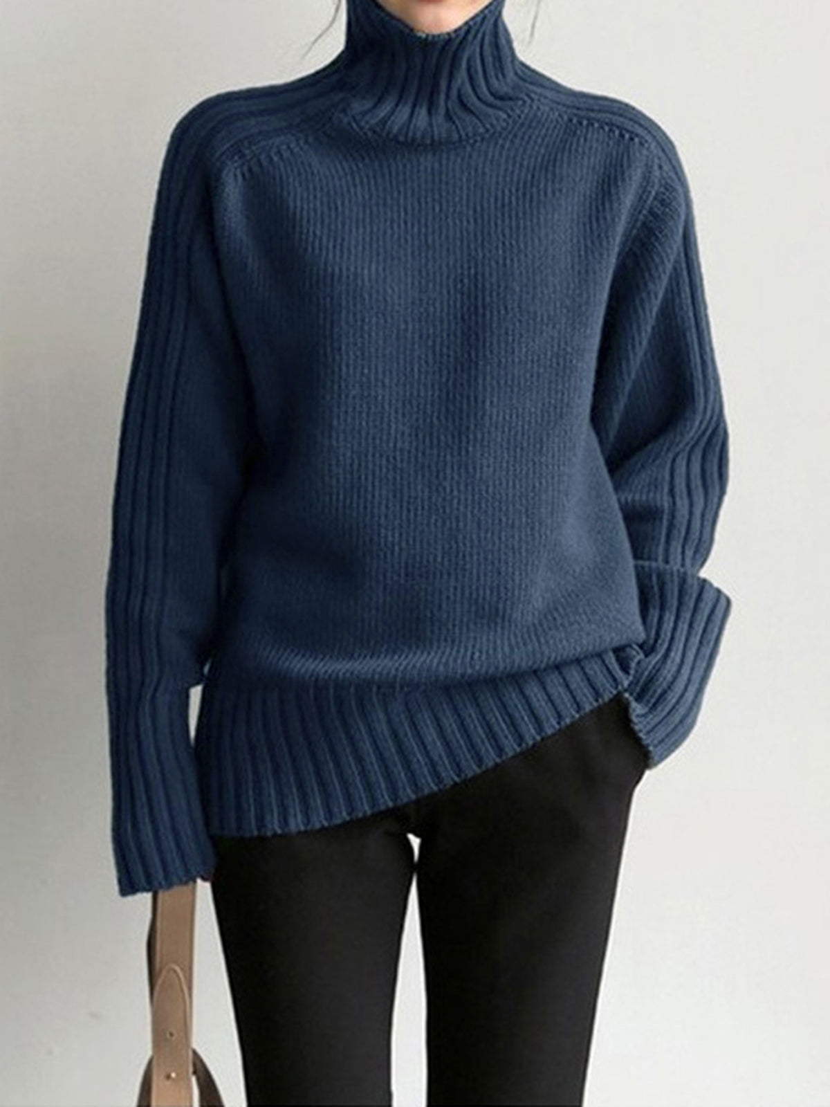 R&B | Klassischer Rollkragenpullover für Damen