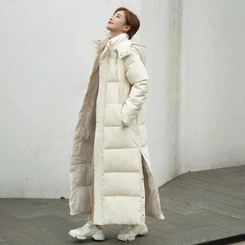 R&B | elegante lange Damen Winterjacke