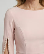 Damen Etuikleid elegant Perlen