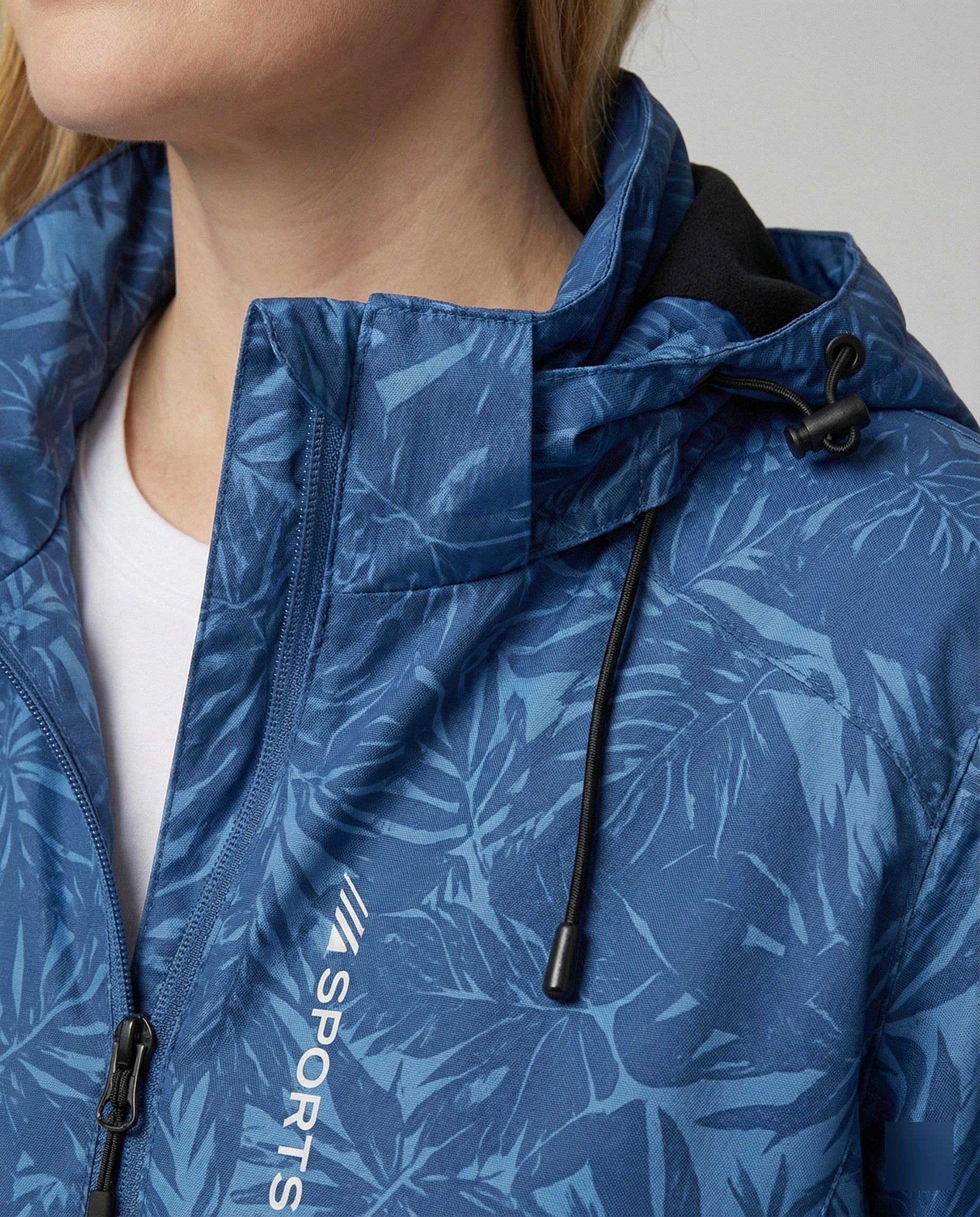 R&B | Jacke Wasserdicht und Winddicht Verstellbare Kapuze Reißverschlusstaschen Standard Passform