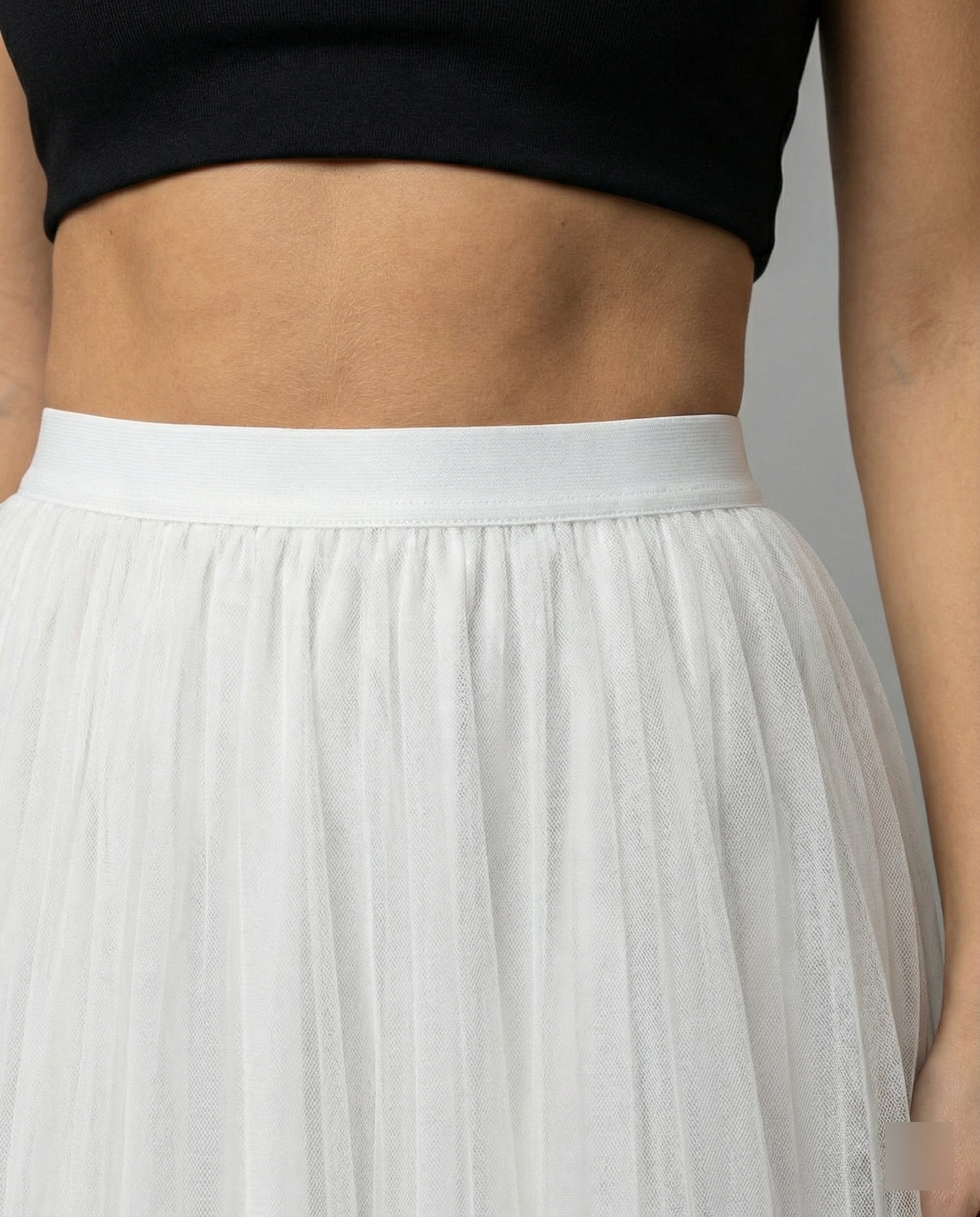 langer, bauschiger Tutu-Tüllrock, fließend, trapezförmig, für Damen, lässig, weich