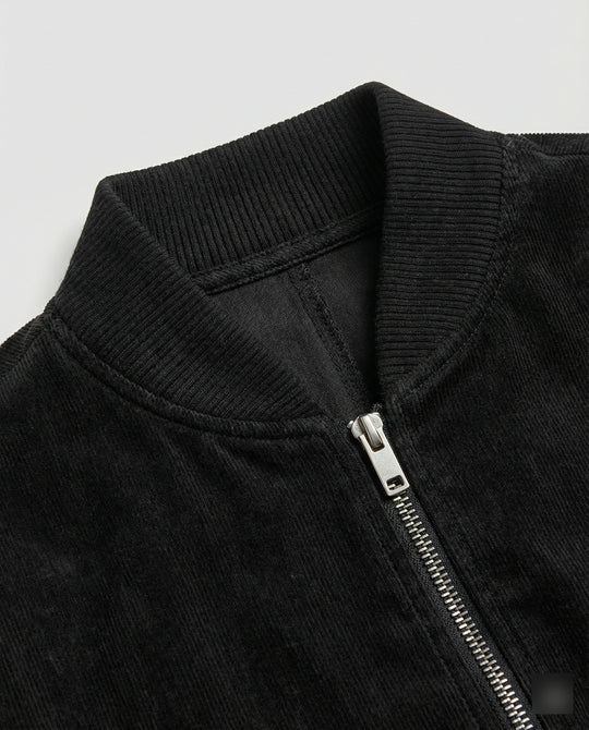 Damen Cordjacke mit Stehkragen