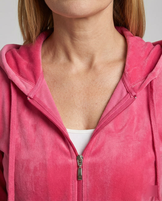 Freizeitkleidung Damen Velours Joggingjacke
