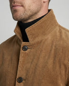 Herren Cordjacke mit hohem Kragen