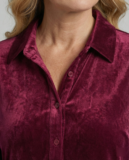 Damen Freizeitkleid Samt Babydoll