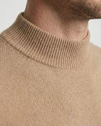 Herren Strickpullover mit Stehkragen