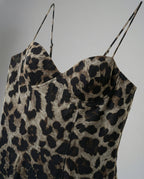 Damen A Linien Kleid mit Print