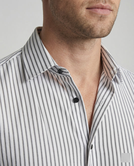 Herren Hemd gestreift slim fit