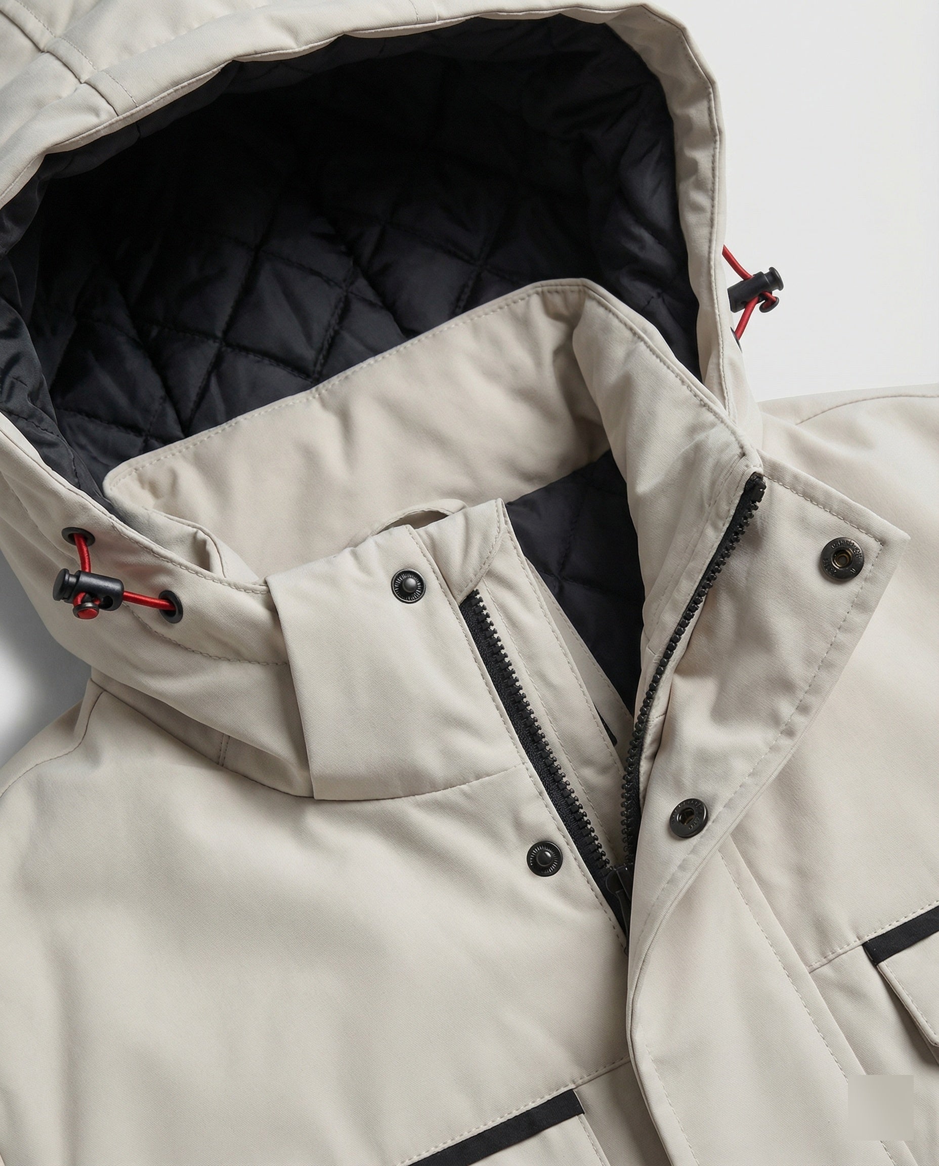 Herren Bikerjacke Leder Velours