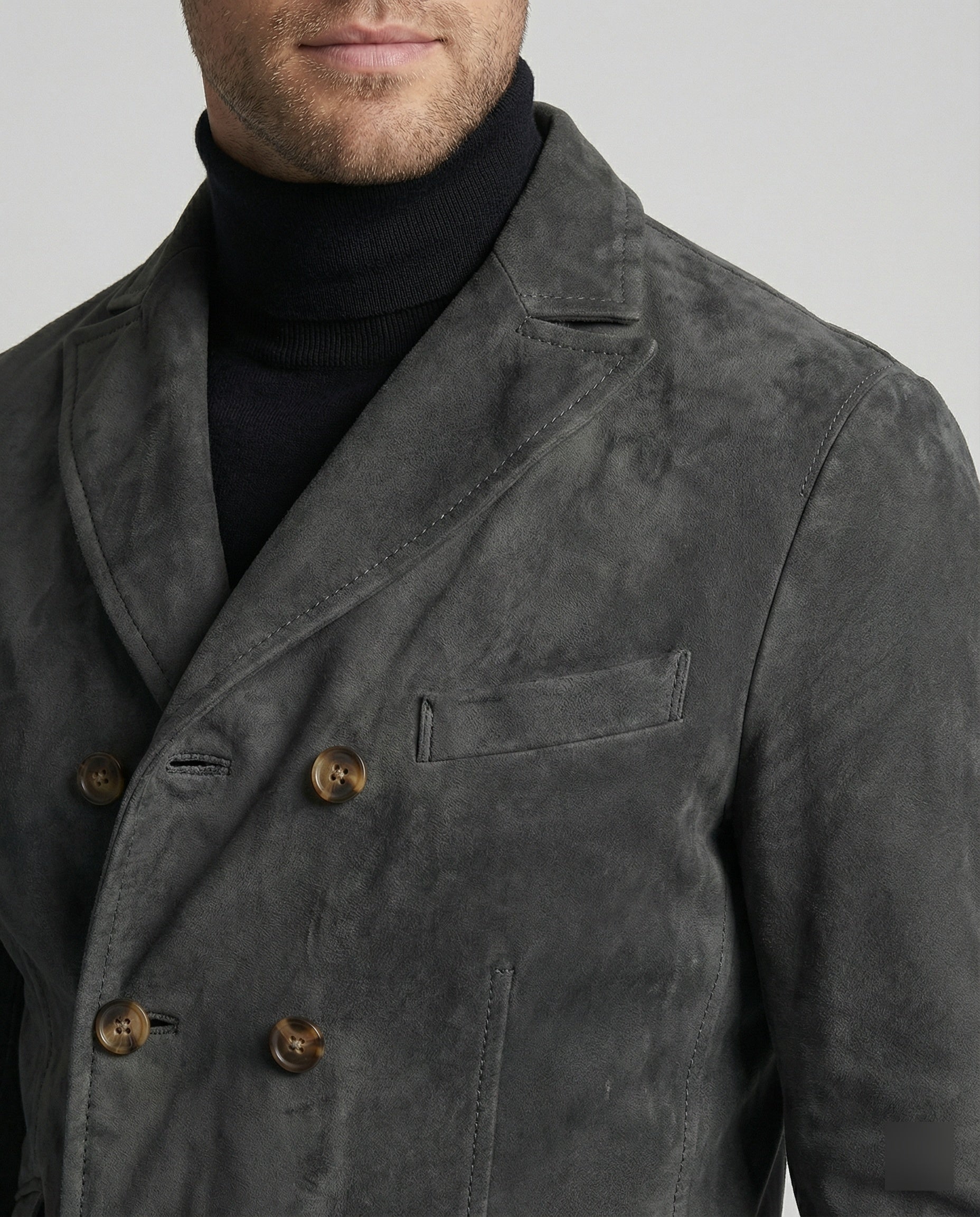 R&B | Klassischer Herbst Doppelreihiger Blazer für Männer