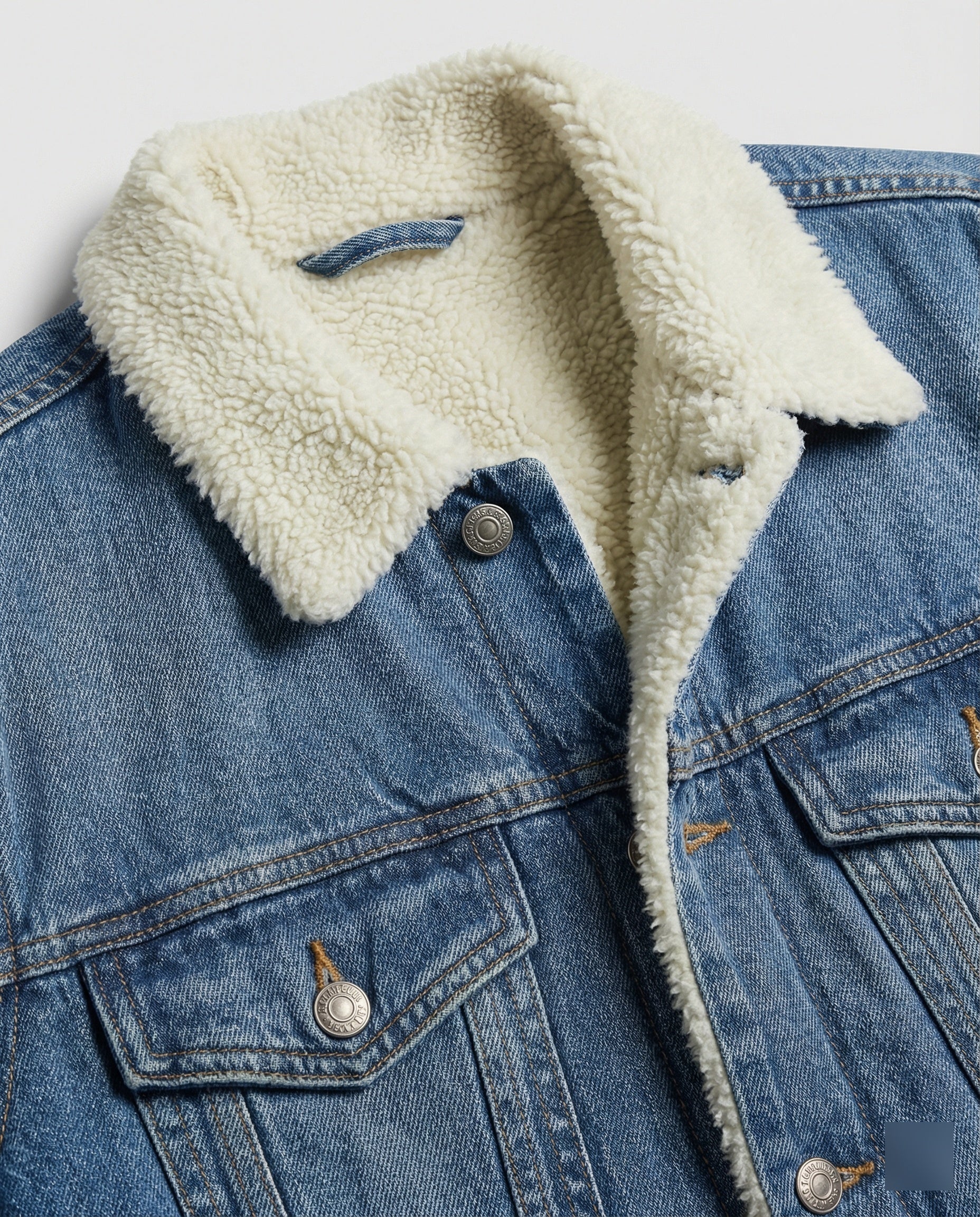 Warme Denimjacke Winter