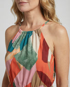Damen Maxikleid Sommer Halter