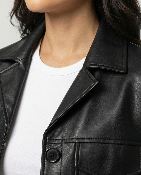 Leichte Steppjacke Damen mit Cropped Schnitt und Taschen