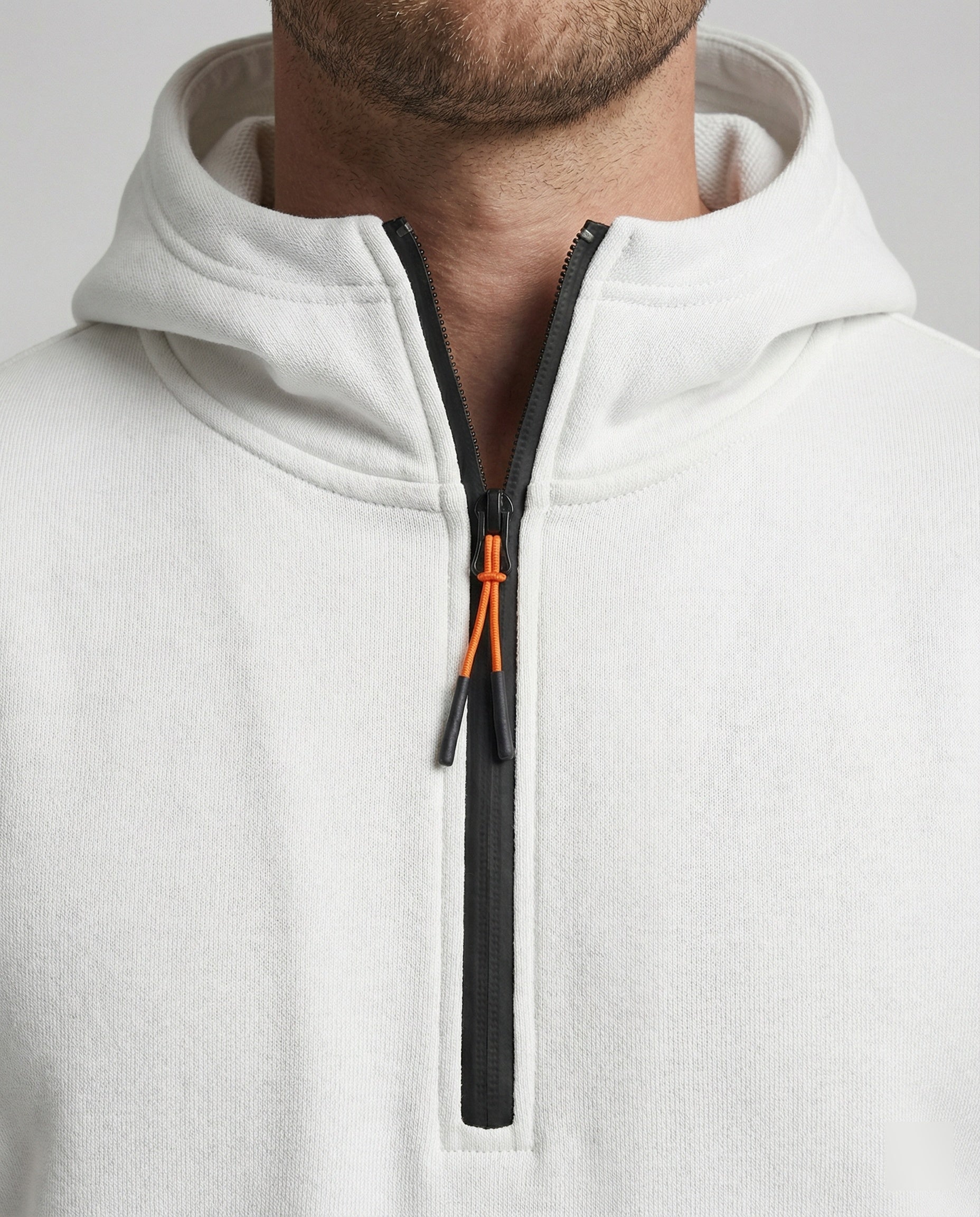 R&B | Stylischer Alltags-Herren-Hoodie mit Halb-Zip-Design