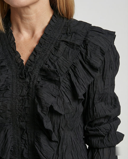 Bluse Damen Elegant mit Volants