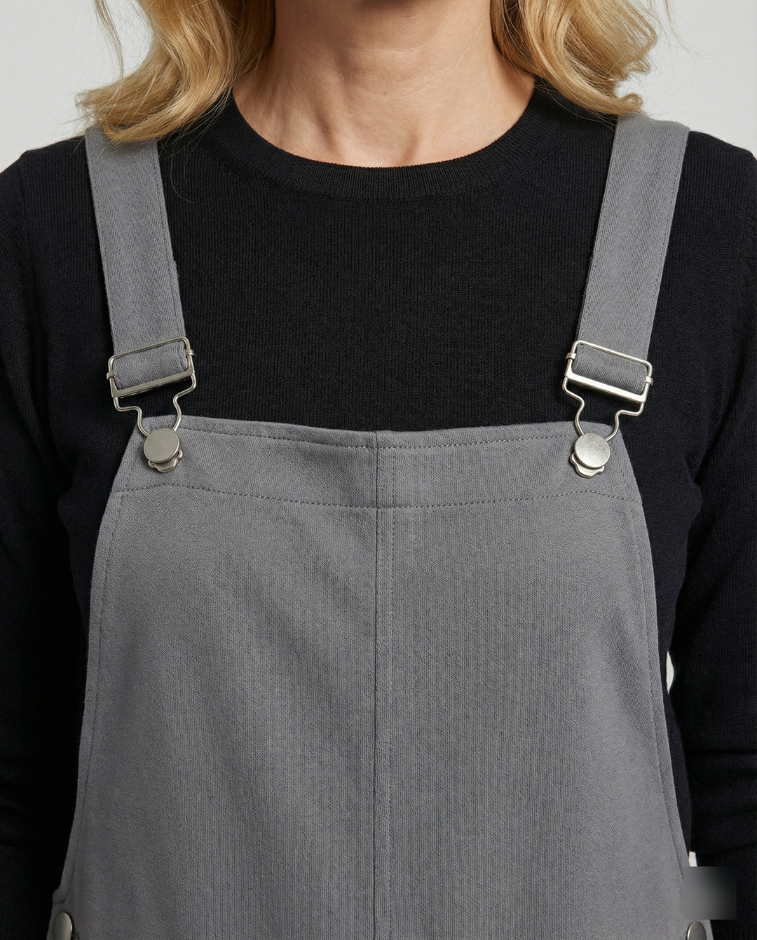 Damen Latzhose mit weitem Bein