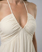 Damen Maxi-Kleid mit fließendem Rock