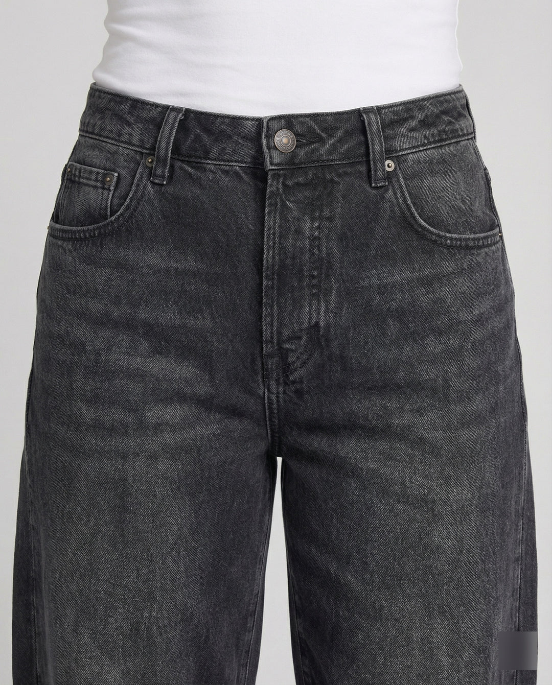 R&B | Mid Rise Barrel Jeans für Damen
