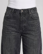 R&B | Mid Rise Barrel Jeans für Damen