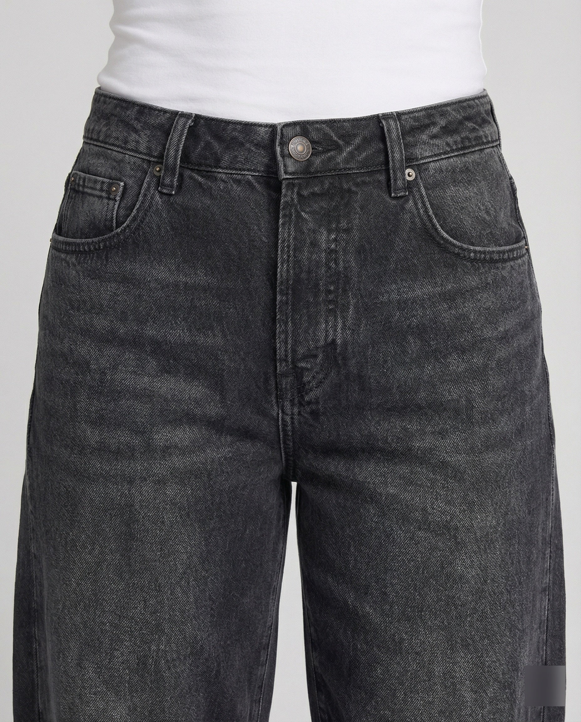 R&B | Mid Rise Barrel Jeans für Damen