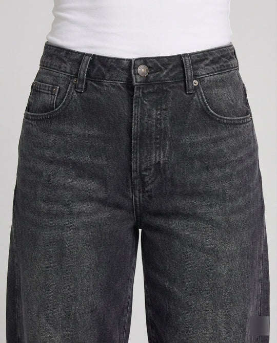 R&B | Mid Rise Barrel Jeans für Damen