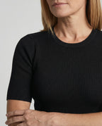 Damen Minirock Lederoptik A-Linie