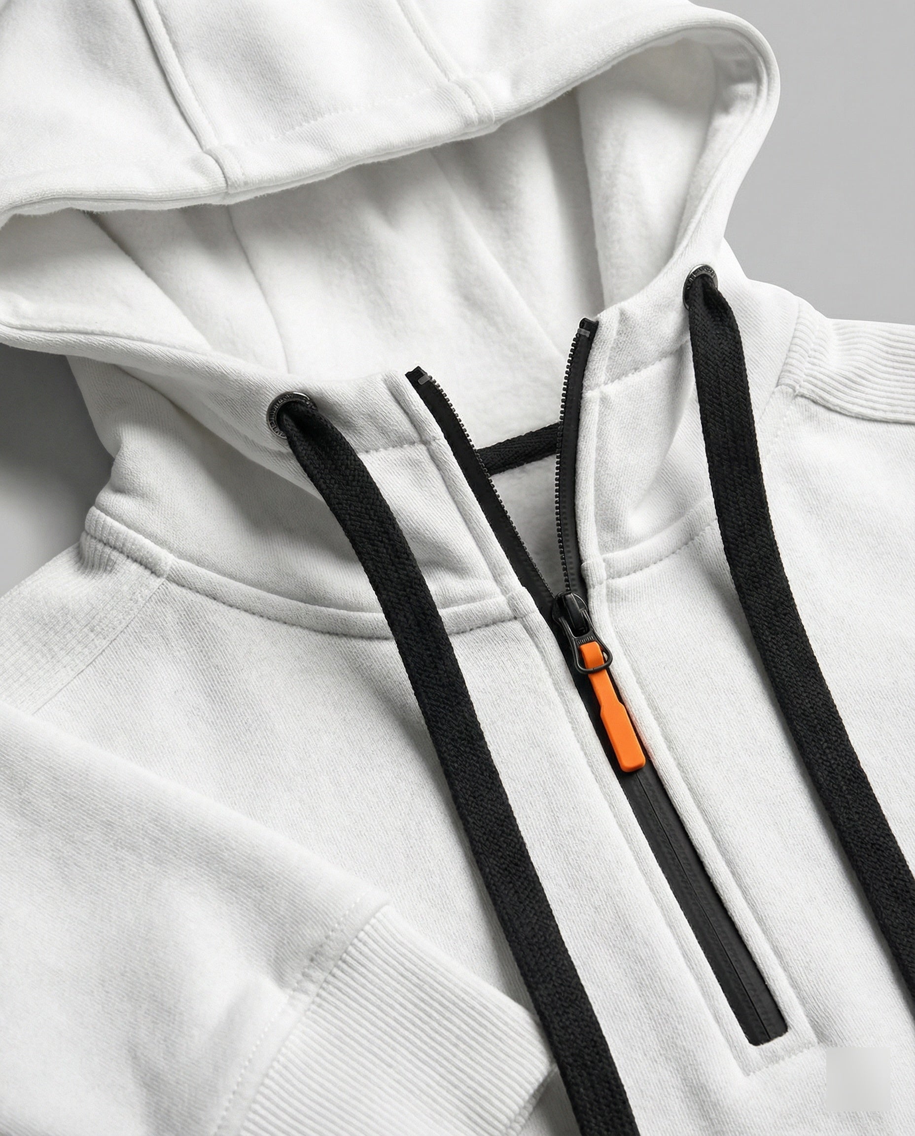 Herren sportlicher Hoodie mit praktischen Reißverschlusstaschen und verstellbarem Kapuzenzug