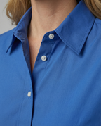 Hemdbluse Damen lässig mit modernem Kragen
