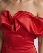 Damen Cocktailkleid schulterfrei elegant