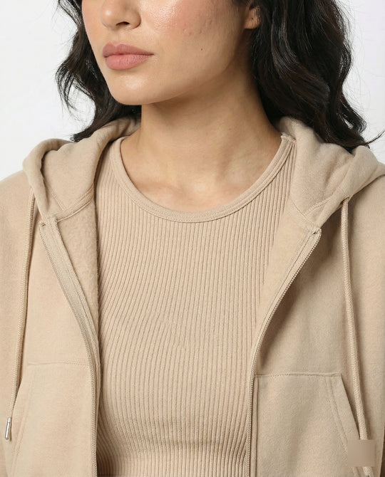 Jogginganzug Damen Lounge-Set mit Cropped Hoodie