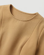 Damen A-Linie Minikleid aus Crepe