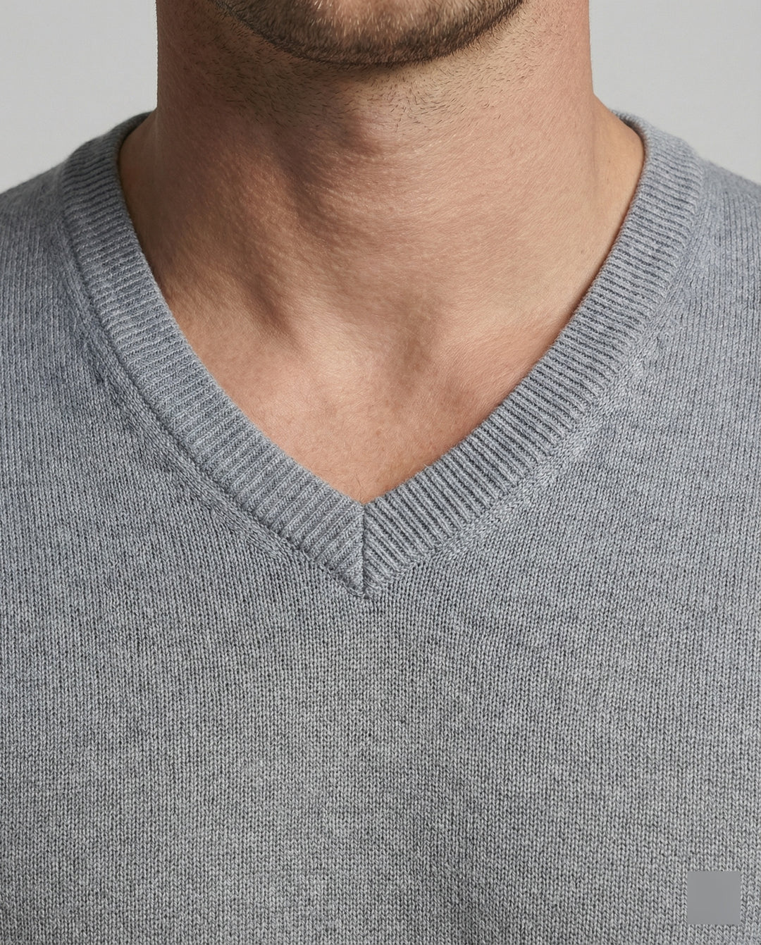 Herren V-Ausschnitt Feinstrickpullover R&B