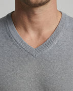 Herren V-Ausschnitt Feinstrickpullover R&B